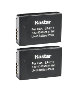 Kastar 2-Pack Battery Replacement for Saramonic VmicLink5 HiFi Wireless Microphone Systems