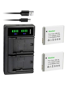 Kastar 2-Pack Battery and LTD2 USB Charger Replacement for Came-TV KUMINIK8, Came-KUMINIK8 Duplex Digital Wireless Headset, Came-WAERO, Came-TV WAERO Duplex Digital Wireless Headset