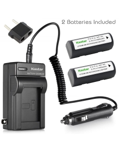 Kastar Battery (2-Pack) and Charger Kit for Fujifilm NP-80 and Finepix 1700z 2700 2900z 4800/4900/6800/6900 Zoom MX-1700/2700/2900/2900z/4800/4900 MX-6800 MX-6900 Kodak DC4800 Microelite 3300