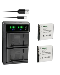Kastar 2-Pack Battery and LTD2 USB Charger Replacement for Agfa AP Microflex 100, AP Microflex 102, AHD-S11, AHD-S3, AHD-S58, AHD-S88, AHD-X8 Bell and Howell DV1200HD, DNV900hd, Benq DC-E520
