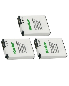 Kastar 3ack EN-EL12 Battery Replacement Cement for Nikon Coolpix S9900, Coolpix S9900s, KeyMission 170, KeyMission 360, Coolpix A900, Coolpix A1000, Coolpix B600, Coolpix W300, Coolpix AW100 Camera