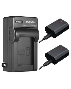 Kastar 2-Pack USB-C Battery and AC Wall Charger Replacement for Sony Alpha A7 III α7III, ILCE-7M3, ILCE-7M3K, Alpha A7R III α7R III, Alpha A7R3 α7R3, Alpha ILCE-7RM3, Alpha A7 IV α7IV Digital Camera