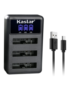 Kastar Triple USB Battery Charger Compatible with Canon SD970 is, SD990 is, SX200 is, SX210 is, SX220 is, SX230 HS, Digital 900 is, Digital 820 is, Digital 810 is, Digital 800 is, Digital 1000 Camera