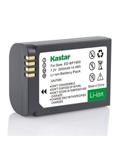 Kastar Battery (1-Pack) for Samsung ED-BP1900, BP1900 Battery and Samsung NX1 Smart Wi-Fi 4K Digital Camera