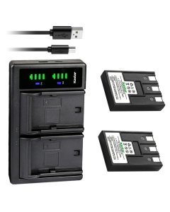 Kastar 2-Pack Battery and LTD2 USB Charger Replacement for Canon PowerShot SD500, PowerShot SD550, PowerShot A80, PowerShot 100, PowerShot 20, Digital IXUS 700, Digital IXUS 750, Digital IXUS i