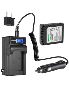 Kastar 1-Pack CGA-S002 Battery and LCD AC Charger Compatible with Panasonic Lumix DMC-FZ5PP, Lumix DMC-FZ5S, Lumix DMC-FZ10, Lumix DMC-FZ10EB, Lumix DMC-FZ10EG-K, Lumix DMC-FZ10EG-S, Lumix DMC-FZ10GN
