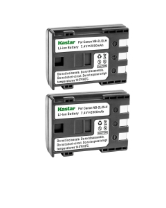 Kastar 2-Pack NB-2L / NB-2LH Battery Replacement for Canon iVIS HG10, iVIS HV20, iVIS HV30, IXY DV3, IXY DVM3, IXY DV5, IXY DV5-BL, Optura 30, Optura 40, Optura 50, Optura 60, Optura 400 Camera
