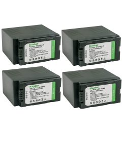 Kastar 4-Pack CGR-D54 Battery Replacement for Panasonic CGR-D54SE/1B, CGR-D54SE/1H, CGR-D54Pro, CGP-D54, CGP-D54S, VW-VBD29 VW-VBD55, CGA-D54, CGA-D54S, CGA-D54SE, CGA-D54SE/1B, CGA-D54SE/1H Battery