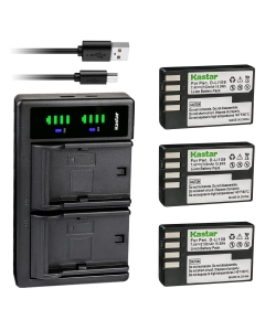 Kastar 3-Pack DLi109 Battery and LTD2 USB Charger Replacement for Pentax D-Li109 Battery, D-BC109 Charger, K-R KR, K-30 K30, K-50 K50, K-70 K70, K-500 K500, K-S1 KS1, K-S2 KS2, KP, KF DSLR Camera