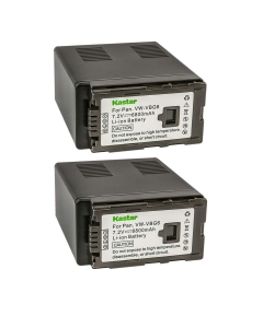 Kastar Battery (2-Pack) Replacement for Panasonic VW-VBG6 and Panasonic TM300, TM350, TM650, TM700, TM750, NV-GS90, GS98, PV-GS90, GS320, GS500, SDR-H48, H50, H68, H80, H90, H258, VDR-D50, D58, D310