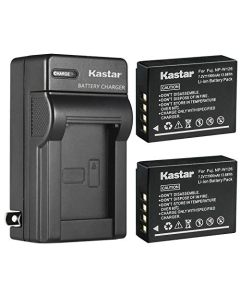 Kastar 2-Pack Battery and AC Wall Charger Replacement for Fujifilm NP-W126, NP-W126s Battery, Fuji BC-W126 Charger, Fujifilm X100F, X100V, HS30EXR, HS33EXR, HS35EXR, HS50EXR, X-PRO1, X-PRO2, X-PRO3