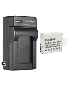 Kastar 1-Pack Battery and AC Wall Charger Replacement for Megadream MeGoodo Merdumia Muson, MOSPRO FT7500, Neewer Novatek NZACE, ODRVM OnLyee, Peyou Pictek, RioRand Remali