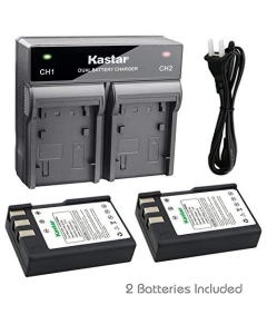 Kastar 2X Battery + Fast Dual Charger for Nikon EN-EL9 EN-EL9a EN-EL9e Battery, MH-23 Charger and Nikon D40 D40X D60 D3000 D5000 SLR Cameras