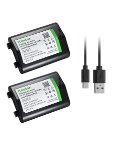 Kastar 2-Pack EN-EL4H Type-C Battery Pack, Compatible with Nikon EN-EL4 EN-EL4a EN-EL4e for D2 D2H D2Hs D2X D2Xs D3 D3S D3X F6 Cameras