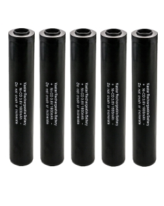 Kastar 5-Pack Ni-CD 3.6V 1600mAh Battery Replacement for Streamlight-Maglight Pelican M9, Stinger HP, Stinger XT, Stinger XT HP, Stinger LED, Stinger LED HP, Polystinger, MagLit 75175, 75375