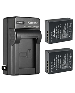 Kastar 2-Pack Fully Decoded Battery and AC Wall Charger Replacement for Olympus BLH-1, BLH-01, PS-BLH1, BLH1 Battery, BCH-1 Charger, OM-D EM1 Mark III, OM-D E-M1 MARKIII Camera, HLD-9 Battery Grip