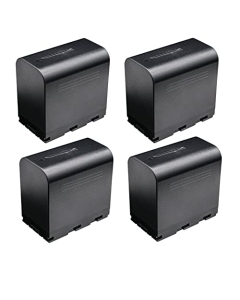Kastar 4-Pack SSL-JVC70 Battery 7.4V 7800mAh Compatible with JVC SSL-JVC50, SSLJVC50, SSL-JVC70, SSLJVC70, SSL-JVC75, SSLJVC75, BN-S8I50, BNS8I50 Battery