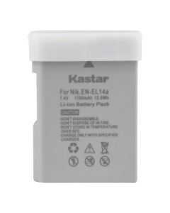 Kastar Battery for Nikon EN-EL14a EN-EL14 EL14a and Nikon Coolpix P7000 Coolpix P7100 Coolpix P7700 Coolpix P7800, Nikon D3100 D3200 D3300 D3400 D5100 D5300 D5500 D5600 Df DSLR Cameras (Color: Gray)