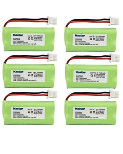 Kastar 6-Pack Battery Replacement for Vtech CS6709 CS6709-2 CS6709-3 CS6719 CS6719-2 CS6719-15 CS6719-16 CS6729 CS6729-2 CS6729-21 CS6729-3 CS6729-4 CS6729-4D CS6729-5 CS6829 CS6829-2 CS6829-3 CS6859