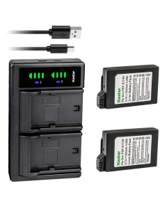 Kastar 2-Pack PSP 110 Battery and LTD2 USB Charger Replacement for Sony PSP-110 PSP110 Battery, Sony PSP-1000KCW, PSP-1001, PSP-1002, PSP-1003, PSP-1004, PSP-1005, PSP-1006 Video Game PSP PlayStation