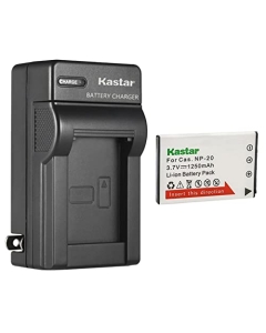 Kastar Battery & AC Charger Replacement for Casio NP-20 / CNP-20 Battery & BC-11L / BC-31L Charger, Ex-Z6 / Z7 / Z8 / Z60 / Z65