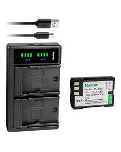 Kastar 1-Pack BLM-1 Battery and LTD2 USB Charger Replacement for Olympus BLM-1 BLM-1S, BLM-01 BLM01, PS-BLM1, BCM-2, Olympus HLD-2 Battery Grip, HLD-4 Battery Grip, Olympus E3, E520, E300, E330