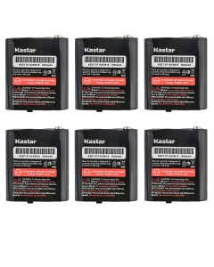 Kastar 6-Pack 53615 Battery Compatible with Motorola TalkAbout KEM-ML36100, 1532, 56315, AP-4002, AP-4002H, FRS-009, HKTN4003, KEBT-071F KEBT-071-F, KEBT-650, NNTN4384, NNTN4385, PMNN4477, PMNN4477A