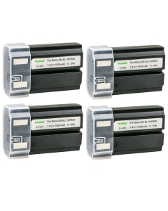 Kastar 4-Pack EN-EL1 Battery Replacement for Portable Hand Held