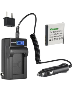 Kastar 1-Pack NP-FE1 Battery and LCD AC Charger Compatible with Sony NP-FE1 Battery, Sony BC-CS3 Charger, Sony Cyber-Shot DSC-T7, Cyber-Shot DSC-T7/B, Cyber-Shot DSC-T7/S Digital Cameras
