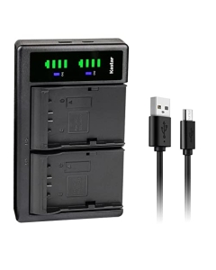 Kastar SSL-JVC70 LTD2 USB Battery Charger Replacement for JVC GY-HMQ10, GY-HMQ10E, GY-HM200, GY-HM200U, GY-HM200HW, GY-HM200SP, GY-HM200SP Sports, GY-HM250 GY-HM250SP Camera