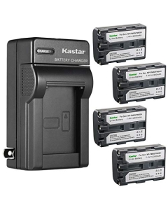 Kastar 4-Pack Battery and AC Wall Charger Replacement for Sony DCR-DVD100, DCR-DVD101, DCR-DVD200, DCR-DVD201, DCR-DVD300, DCR-DVD301, DCR-DVD91, DCR-HC14, DCR-HC15, DCR-HC88, DCR-PC6, DCR-PC8