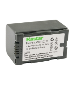 Kastar 1-Pack CGR-D16 Battery Replacement for Panasonic CGA-D220E/1B, CGR-D16, CGR-D16A/1B, CGR-D16R, CGR-D16S, CGR-D16SE/1B, CGR-D220, CGR-D220A/1B, CGR-D220E/1B, CGA-D28, CGA-D28A/1B Battery