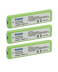 Kastar 3-Pack 7/5F6 1.2V Ni-MH Battery Replacement for HHF-AZ09, HHF-AZ01, RFKFHFAZ09PM, HHF-AZ201S, HHF-AZ01T, HHF-1PSC, RP-BP140H, RP-BP61, RP-BP61PY, SL-CT730, RQ-S15, SJ-MR220, RP-BP62