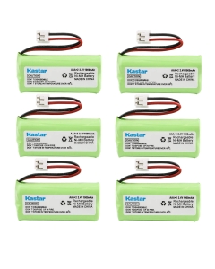 Kastar Replacement 6-Pack Replacement for Vtech 8300 / BATT-6010 / BT18433 / BT184342 / BT28433 / BT284342 / 80-1326-00-00 / 80-1330-01-00 / 89-1335-00-00 / 89-1339-01 / 89-1344-01 / AT3201 / TL92378