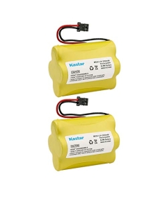 Kastar 2Pack 4.8V 2200mAh NiMH Battery Replacement for Uniden Bearcat Sportcat BC-245, BC245XLT, UBC245XLT, BC246XLT, BC250, BC-250, BC250D, BC296, BC296D, SC-140, SC140, SC140B, SC-150, SC150, SC150B