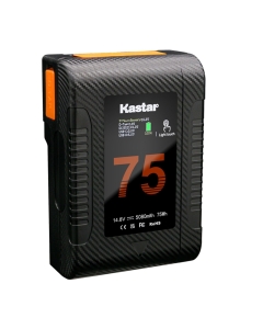 Kastar BP-Z75W Compact V-Mount Battery Compatible with Blackmagic Design BMPCC 4K, BMPCC 6K Pro, URSA Mini Pro 4.6K, URSA Mini Pro 4.6K G2, URSA Mini 4K, URSA Mini 4.6K Cinema Camera