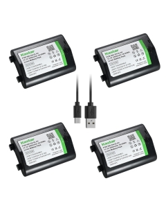 Kastar 4-Pack EN-EL4H Type-C Battery Pack, Compatible with Nikon EN-EL4 EN-EL4a EN-EL4e for D2 D2H D2Hs D2X D2Xs D3 D3S D3X F6 Cameras