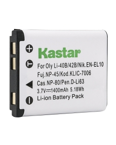 Kastar Battery 1-Pack for Fujifilm NP-45 NP-45A NP-45B NP-45S and Fuji FinePix Z300 Z700EXR Z707EXR Z800EXR Z808EXR Z900EXR Z909EXR Z950EXR Z1000EXR Z1010EXR Z2000EXR, Mini 90 Share SP-2