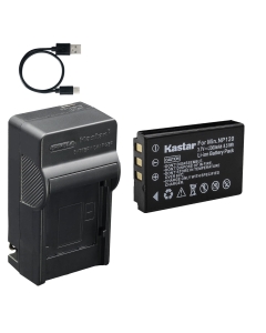 Kastar 1-Pack Battery and AC & USB-C Charger, Compatible with Minolta NP-120 MN35Z MN4K40NV MN80NV MN88NV MN90NV MN200NV MN220NV, Zoom BT-03 Q8, Fieldpiece SRL2 SRL8, EXFO AXS-110, Lawmate PV-1000