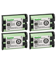 Kastar HHR-P107 Battery (4-Pack), Type 35, NI-MH Battery 3.6V 900mAh, Replacement for Panasonic HHR-P107, HHR-P107A, HHR-P107A/1B, BB-GT1500, BB-GT1540, BB-GT1540B, BB-GTA150, BB-GTA150B, BB-GT1500B