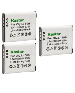 Kastar 3-Pack Battery Replacement for Kodak LB-050 LB-052 Battery, Kodak PixPro FZ151, PixPro FZ152, Pixpro FZ201,Pixpro SL10 Smart Lens,Pixpro SL25 Smart Lens,Pixpro SPZ1 Cameras