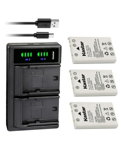 Kastar 3-Pack Battery and LTD2 USB Charger Replacement for Nikon Coolpix 3700, Coolpix 4200, Coolpix 5200, Coolpix 5900, Coolpix 7900, Coolpix P3, Coolpix P4, Coolpix P80, Coolpix P90, Coolpix P100