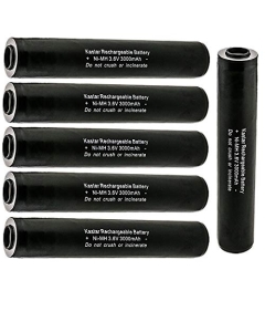Kastar 6-Pack Ni-MH 3.6V 3000mAh Battery Replacement for Streamlight-Maglight Pelican M9, Stinger HP, Stinger XT, Stinger XT HP, Stinger LED, Stinger LED HP, Polystinger, MagLit 75175, 75375