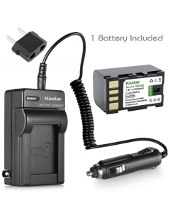 Kastar Battery (1-Pack) and Charger Kit for JVC BN-VF815 BN-VF815U and JVC GR-D720 GR-D725 GR-D726 GR-D728 GR-D740 GR-D745 GR-D746 GR-D750 GR-D760 GR-D770 GR-D771 GR-D775 GR-D790 GR-D793 GR-D796