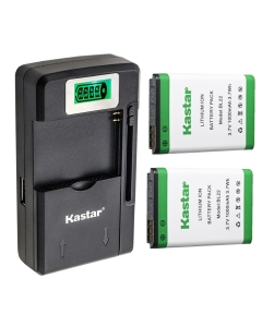 Kastar 2-Pack BL22 Battery and Charger Compatible with Retevis BL19 RT22 RT22S RT15 RT19 RT619 RT622 RT22X RT22P DT22 Two Way Radio