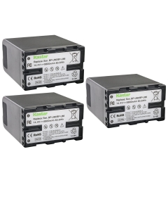 Kastar BP-U66 Battery (3X) for Sony BP-U90 BP-U60 BP-U30 and PXW-FS7/FS5/X180 PMW-100/150/150P/160 PMW-200/300 PMW-EX1/EX1R PMW-EX3/EX3R PMW-EX160 PMW-EX260 PMW-EX280 PMW-F3 PMW-F3K PMW-F3L Camcorders