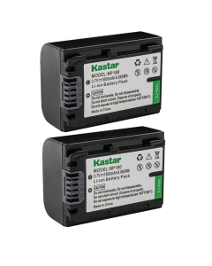 Kastar 2-Pack 3.7V 1800mAh Battery Pack Replacement for Ordro NP-180 NP180 Battery, ORDRO HDR-AE8 UHD 1080P 60FPS DV Camera IR Night Vision Camera