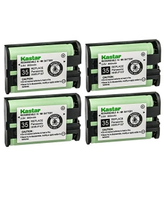 Kastar 4-Pack HHR-P107 Battery Replacement for Panasonic HHR-P107A HHR-P107A/1B Type 35, KXTG6071M KX-TG6072 KXTG6072 KX-TGA300 KXTGA300 KX-TGA600 KXTGA600 MURAPHONE HHRP107 BBGT1500 BBGT1540 BBGTA150
