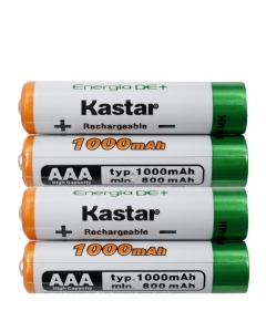 Kastar 4 Pcs Battery Replacement for Panasonic KX-TGP551 TGP600 TH1211 TH1211B TH1212 TH1212B TPA50 TPA50B04 TPA60 TS208 TS4200 UDT111, BK40AAABU, HHR-4DPA/4B HHR-55AAABU, HHR-65AAABU, HHR-75AAA/BU