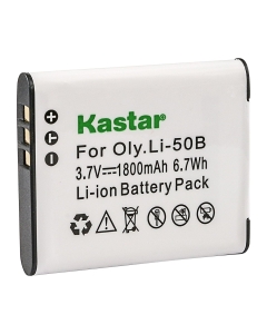 Kastar Battery for Olympus LI-50B SZ-10 SZ-12 SZ-15 SZ-16 Sz-20 SZ-30MR SZ31MR TG-610 TG-630 TG-810 TG-820 TG-830 XZ-1 XZ-16 SP-810UZ and Panasonic VW-VBX090 HX-WA03 HX-WA2 HX-WA20 HX-WA3 HX-WA301